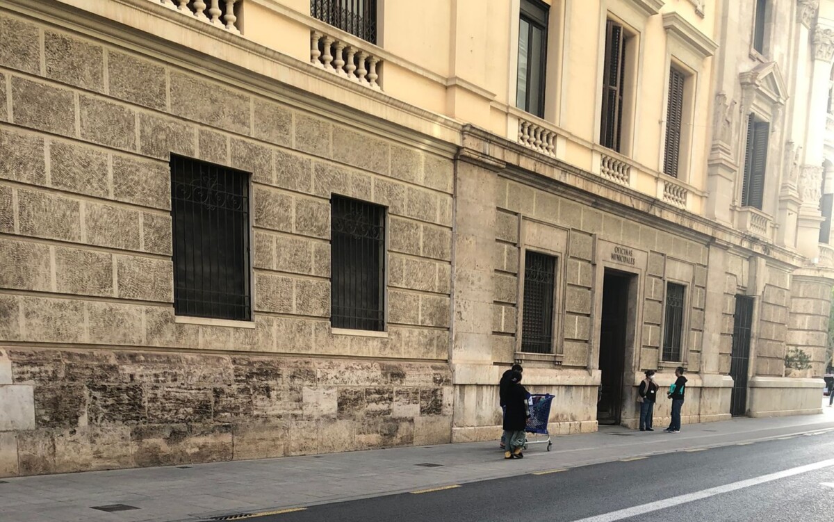 Esta semana, a las 8:50 horas, ni rastro de colas en el Padrón Municipal de la Casa Consistorial